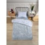 ETE HOMETEX TEK KİŞİLİK LÜX WELSOFT YORGAN ZEBRA GRİ 155X215CM 8696474231935